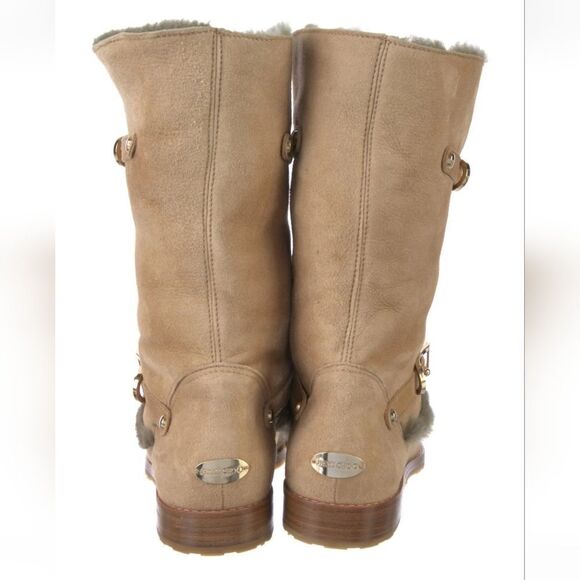 Jimmy Choo Suede Moto Boots - Picture 3 of 4